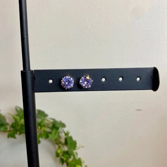 Pink Diamond Earrings - Picture 1 of 6